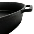 thumbnail image 4 of Bayou Classic Seasoned 20" Even Heat Cast Iron Cooking Cookware Skillet Pan, 4 of 12