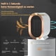 thumbnail image 2 of Mini calentador de espacio de cerámica, calentador de ventilador portátil de 1200 W, calentador eléctrico de ahorro de energía, silencioso, protección contra sobrecalentamiento, para el hogar, la oficina esquí esquí Gafas de esquí, 2 of 5