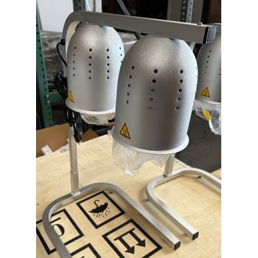 Commercial Food Warmer Heat Lamp 2 Bulbs 500W NSF
