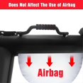 thumbnail image 4 of Front Roll Bar Aluminum Alloy Grab Handles for 2021 2022 2023 Interior Accessories (Black), 4 of 5