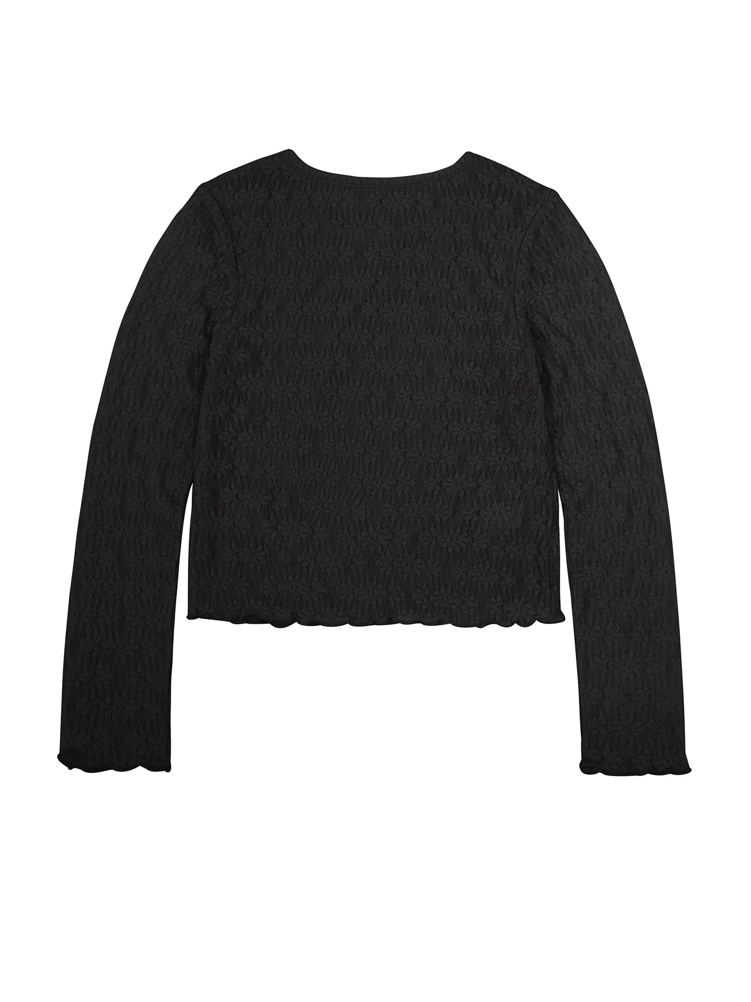 Planet Gold Girls' Long Sleeve Lace Top and Skirt, 2-Piece Set, Sizes 4-18
