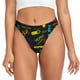 thumbnail image 1 of Balery Pixel Game Tangas de Algodón para Mujer con Estampado – Ropa Interior Sexy, Transpirable, G-string-Medium, 1 of 1