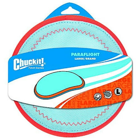 Chuckit! Paraflight Flyer Dog Frisbee for Long Distance Fetch (Best Dog Frisbee For Chewers)