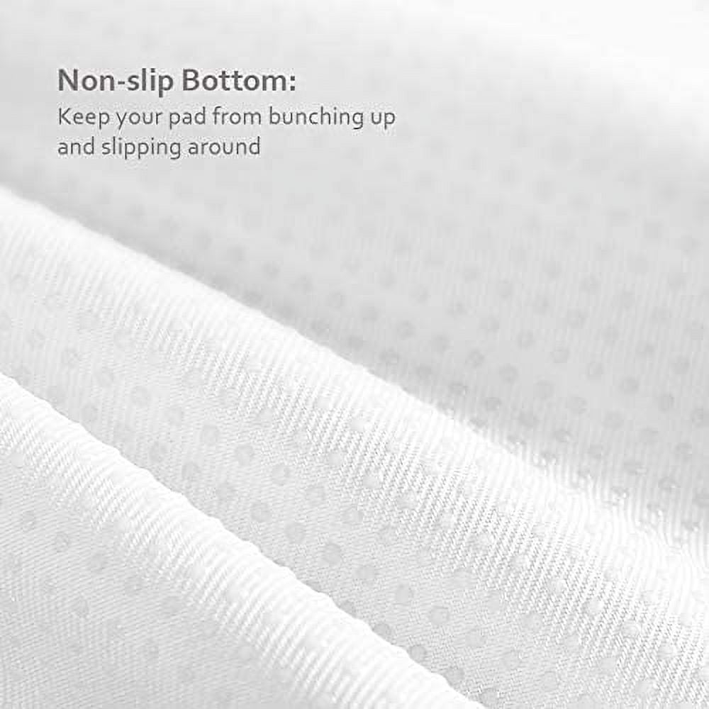 Biloban Bed Pads Washable Waterproof(4 Pack, 34 x 52), Washable and Reusable Anti Slip Incontinence Underpad Sheet Protector for Adults, Elderly, Kids, Toddler and Pets, White and Blue