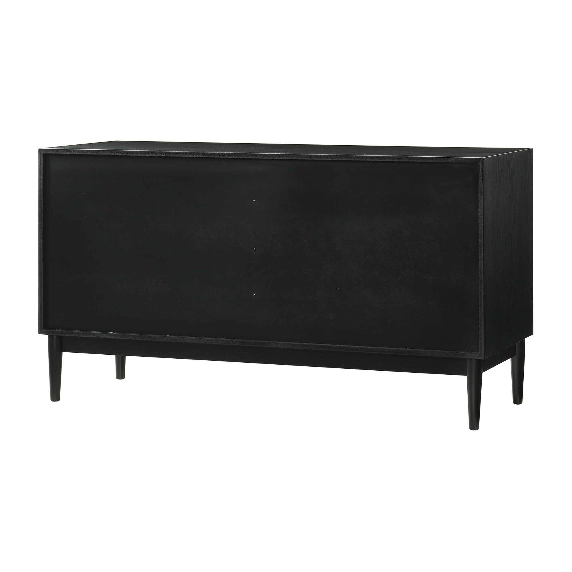 Artemio King 4 Piece Wood Bedroom Set in Black Finish