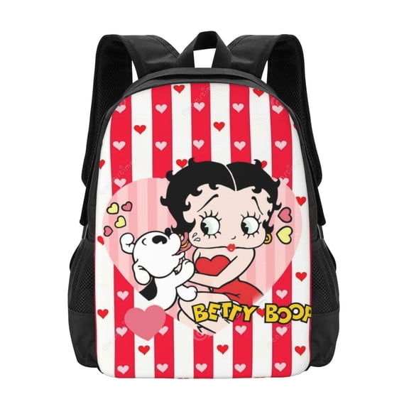 Betty Boop Backpack Travel Daypack Laptop Backpack For Men Women Hiking Travel