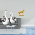 thumbnail image 2 of Figuras De Cisne Y Escultura De Caballo Para Centro De Mesa De Sala De Estar, Estantería, Decoración, Regalo De Inauguración De La Casa Y Decoración De Oficina Para Amantes De Los Animales, 2 of 8