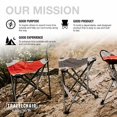 thumbnail image 5 of Travel Chair Slacker Chair, Outdoor Portable Tripod Chair with Repreve Fabric, Recycled Material, Camping Stool, 5 of 5