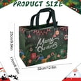 thumbnail image 3 of Christmas Reusable Gift Tote, Large Christmas Gift Bag with Handle, Festive Non‑Woven Shopping Bag, Holiday Carry‑Handle Gift Sack, Present‑Holding Carrier, Decorative Holiday Accessory, 3 of 5