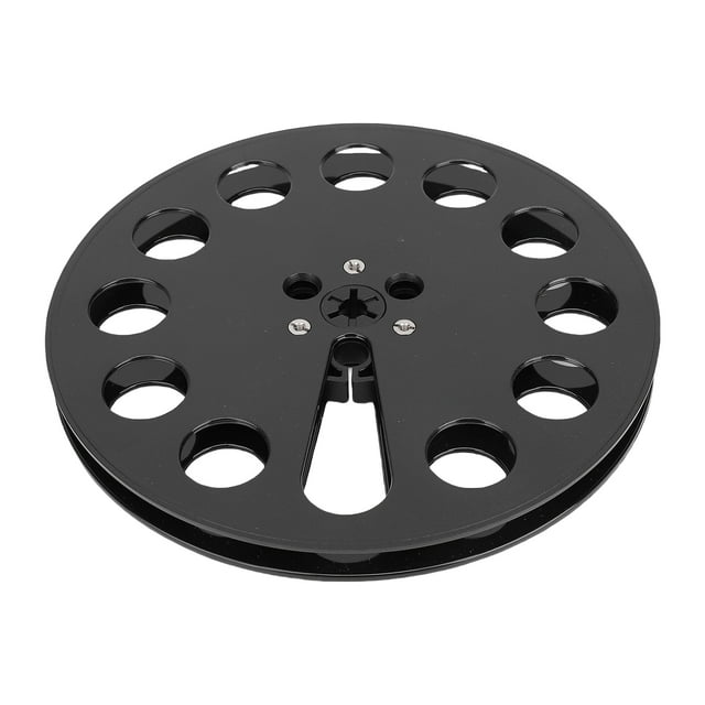 1/4 7 Inch Empty Tape Reel, ABS Material NAB Hub Replacement with 12 Holes Wind Hole for Open Reel Tape Recorder