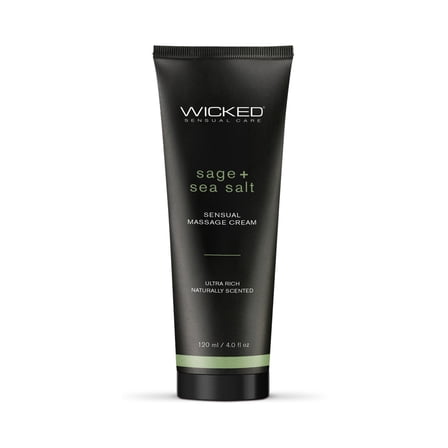Wicked Sage   Sea Salt Sensual Massage Cream 4 oz.