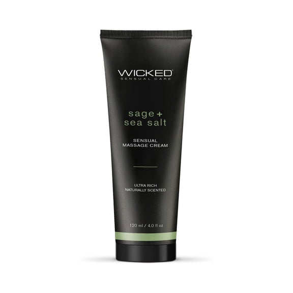 Wicked Sage   Sea Salt Sensual Massage Cream 4 oz.