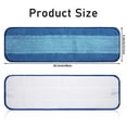 thumbnail image 3 of HIBIBUD 4Pcs Bona Microfiber Cleaning Pad,High-Absorption Fiber,Soft & Thick Fits Bona Mop,Ideal Bona Mop for Hardwood Floors,Blue, 3 of 5