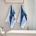 thumbnail image 3 of Dolphin Hand Towels 2 PCS, Mother and Child Kitchen Towel Ultra Soft and Highly Absorbent,Decorative Fingertip Face Towel for Bathroom Hotel, 28.3"x14.4", 3 of 4