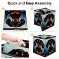 thumbnail image 4 of Dachshund Foldable Toy Box Storage Box Organizer Bins with Handle, 10.8"x10.5"x10.6", Large Capacity, 4 of 6