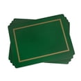 thumbnail image 2 of Pimpernel Classic Emerald Collection Placemats | Set of 4 | Heat Resistant Mats | Cork-Backed Board | Hard Placemat Set for Dining Table | Measures 15.7” x 11.7”, 2 of 7