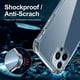 thumbnail image 2 of Luxury Shockproof Clear Phone Case For iPhone 15 13 12 11 14 Pro Max Mini XR XS 7 8 Plus Silicone Bumper Transparent Back Cover, 2 of 3
