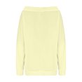 thumbnail image 6 of ZyeKqe Sweatshirts for Women off Shoulder Oversized Pullover Casual Drawstring Solid Comfy Long Sleeve Top, 6 of 8