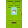 thumbnail image 2 of Carolines Treasures BB1186DS1216 Checkerboard Blue Papillon Wall and Door Hanging Prints, 2 of 2