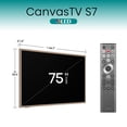 thumbnail image 3 of Hisense 75-Inch Class QLED 4K S7N CanvasTV Series Dolby Vision HDR Google Smart TV (75S7N) - 144Hz, Art Mode, Anti-Glare Panel, Hi-Matte Display, UltraSlim Wall Mount & Frame Included, 3 of 14