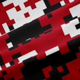 thumbnail image 5 of Manfei Rustic Camouflage Blackout Curtains, Old Fashion Camo Curtains Pack of 2 (42x84 Each), Brick Red, 5 of 6