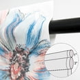 thumbnail image 5 of Retro Floral Kitchen Valances for Windows, Smooth Textured Rod Pocket Valance Solid Window Treatment for Living Room, 1 Panel, 52 Inch Wide by 18 Inch Long, 5 of 6
