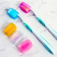 thumbnail image 5 of 5 x fundas portátiles para cabezales de cepillos de dientes, juego de tapas de cepillos de dientes para viajes y acampadas JAMW Sencillez, 5 of 5