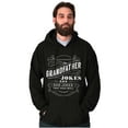 thumbnail image 3 of Grandfather Dad Jokes Funny Grandpa Men's Big & Tall Graphic Hoodie Brisco Brands 2X, 3 of 5