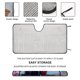 thumbnail image 2 of 12 Onward Parasol para Parabrisas Delantero Protector Plegable, Visera Solar para Auto Bloquea Rayos UV Mantiene tu Vehículo Fresco 130cm*70cm, 2 of 6