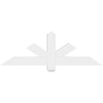 thumbnail image 2 of 48"W x 16"H x 2"D x 4"F, 8/12 Pitch, Kennewick Architectural Grade PVC Gable Bracket, 2 of 8