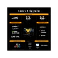thumbnail image 5 of ASUS TUF Gaming Series 5 - VG249QM5A Gaming Monitor– 23.8" FHD(1920 x 1080) Fast-IPS, 240Hz, 0.3ms, G-SYNC® compatible, AMD FreeSync™ Premium, ELMB SYNC, 99% sRGB, DisplayWidget Center, Gaming AI,, 5 of 13