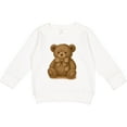 thumbnail image 2 of Inktastic Vintage Teddy Bear with Patch Toddler Sweatshirt, 2 of 4