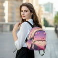 thumbnail image 6 of FORMRS Mini Backpack Purse for Women Travel Daypack Casual Shoulder Bag, Pixel Floating Hearts, 6 of 7