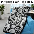 thumbnail image 3 of DIY Coloring Blanket for Adults with 24 Washable Markers, 50x60 Inch Personalized Soft Fuzzy Velvet Blanket for Coloring, Creative Gift for Bed, Couch, Home Decor (A), 3 of 9
