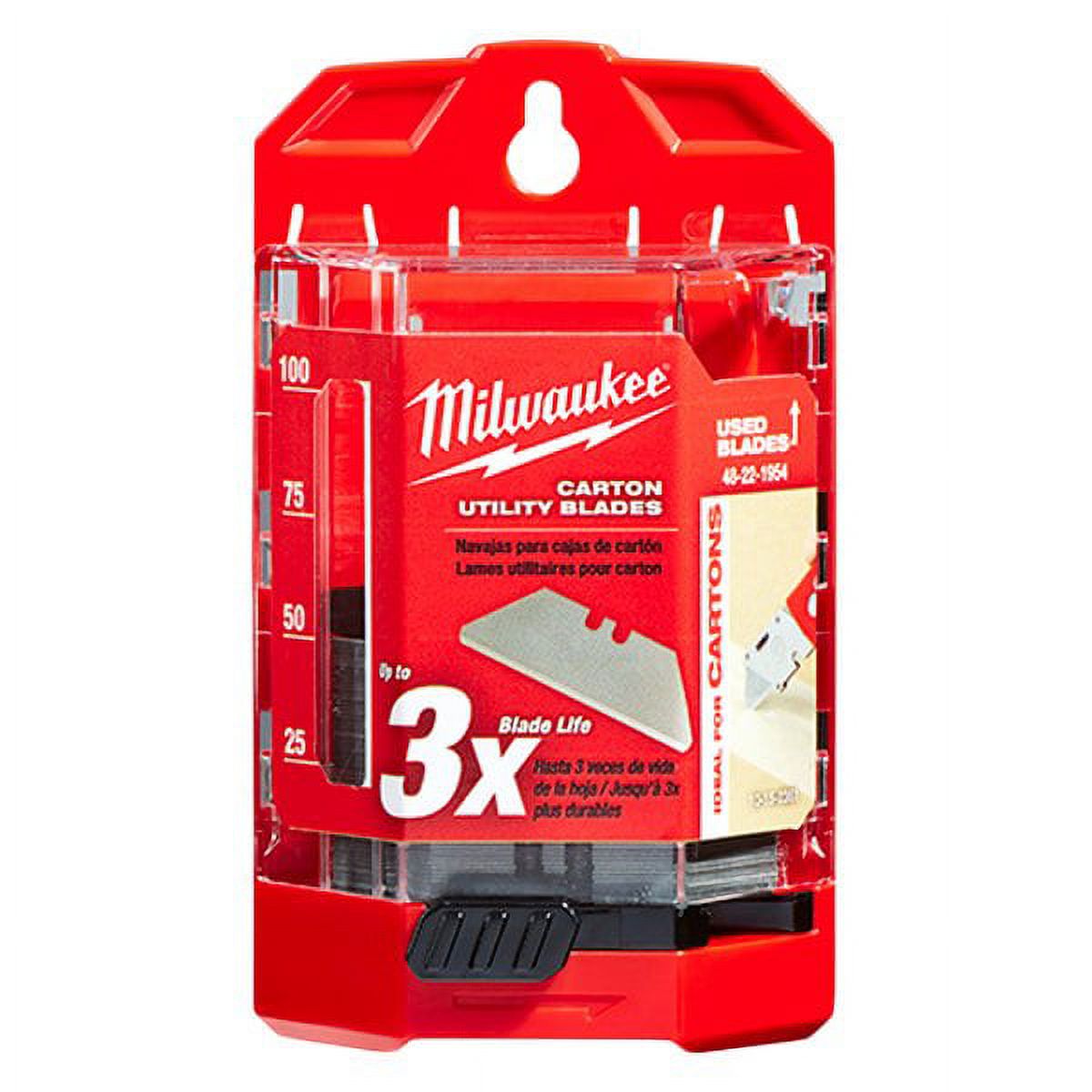 Milwaukee 48-22-1954 - 50 Pack Carton Utility Knife Blades
