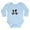 Sky Blue, variant on CafePress - Pocket Badger Body Suit - Long Sleeve Cotton Baby Bodysuit