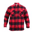 thumbnail image 2 of Rothco Extra Heavyweight Buffalo Plaid Sherpa-lined Flannel Shirts - Red, 3X-Large, 2 of 4
