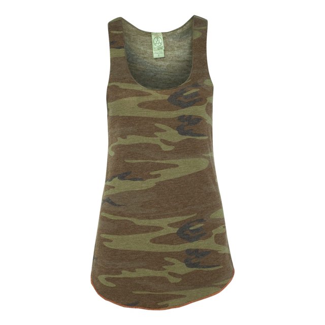 Alternative Débardeur Imprimé Meegs Eco-Jersey pour Femmes, m, Camouflage