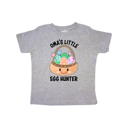 

Inktastic Omas Little Egg Hunter Gift Toddler Boy or Toddler Girl T-Shirt