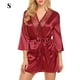 thumbnail image 1 of Sexy camisón mujeres niñas encaje albornoz camisón ropa de dormir vestido, rojo, s Scienceny AP001162-06B, 1 of 5