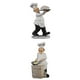 thumbnail image 1 of 2x Adornos decorativos de resina Estatua de cocinero francés para panadería, 1 of 9