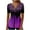Purple, variant on LEAVINGSUO Button Down Shirts for Women, Womens Tops Womens Fashion Women Fashion Casual Printing Short Sleeve Loose Tee Tops Tunic Blouse