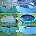 thumbnail image 3 of 87'' Foldable Dog Pool, Sprinkler Pool for Kids, Non-Slip Heavy Duty Dogs Splash Pad for Small Dogs, Hard Plastic Kiddie Bathtubs for Backyard, 3 of 7