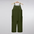 thumbnail image 4 of GAQLIVE Girls Casual Sleeveless Jumpsuits Spaghetti Strap Loose Overalls Rompers Long Pants With Pocket One-Piece Overalls Casual Rompers 8Y-10Y, 4 of 8