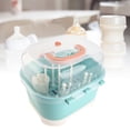 thumbnail image 4 of Elowen Storage Box Storage Nursing Bottle Storage Box Compact Household Dustproof Draining Thickened Plastic Baby Bottle Storage for Home, 4 of 7