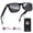 Black, variant on Smart Bluetooth Sunglasses with Speakers, Wireless Audio Sunglasses for Men and Women, Built-in Mic, Hands-Free Calls & Music Touch Control,Voice Assistant Lightweight for Travel Work Business