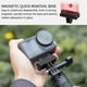 thumbnail image 5 of Base de liberación rápida para DJI Osmo Action 4/3 - ABS + aluminio, fijación magnética, grabación horizontal/vertical, para cámara de acción, 5 of 6