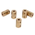 thumbnail image 3 of Acoplamiento de eje acoplamiento rígido Borde liso Latón Anticorrosión Oro 5PCS Resistente al desgaste para motor ANGGREK Otros, 3 of 8
