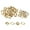 Gold Tone, variant on 50 Set 5.5mm Hole Copper Grommets Eyelets Silver Tone for Fabric Leather Canvas Clothing