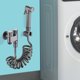 thumbnail image 1 of Juego de lavadora de cobre para inodoro, lavadora de pedos, pistola rociadora para el baño, uno en dos, 1 of 3